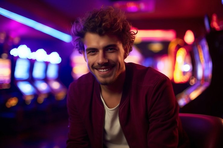 Antarmuka aplikasi mobile awal slot menampilkan slot games, live dealer, dan sportsbook